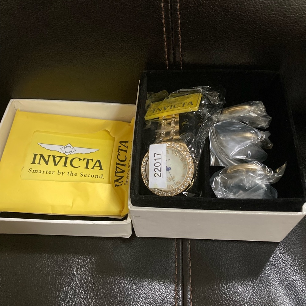 Invicta Gold Watch with Changeable Face